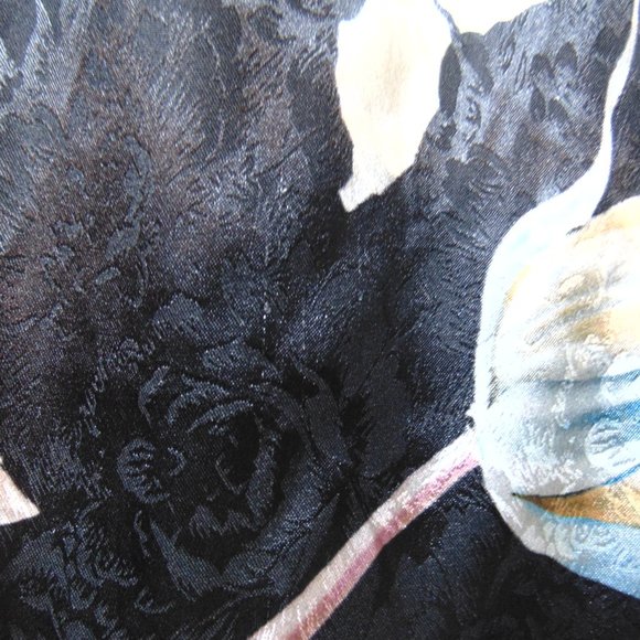 CITI CHIC JUMPSUIT MIDNIGHT FL Black XXL/24 - Picture 6 of 7